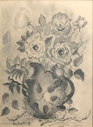 G. Archetti - Vase of Flowers