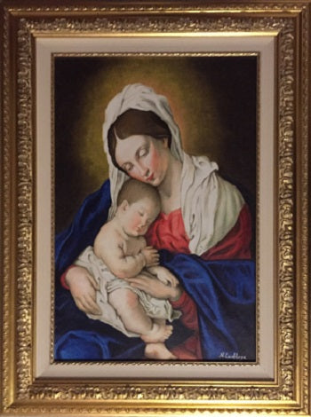 Nicola Laddaga - Madonna con bambino