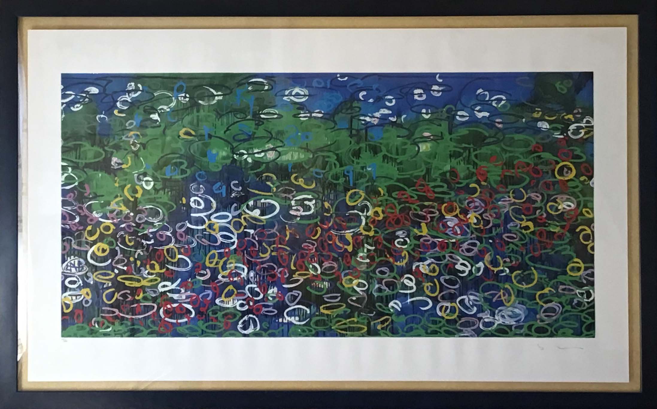 Mario Schifano - Flores de agua