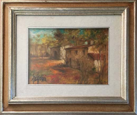 Paesaggio, olio su tela di Gianfranco Frezzolini