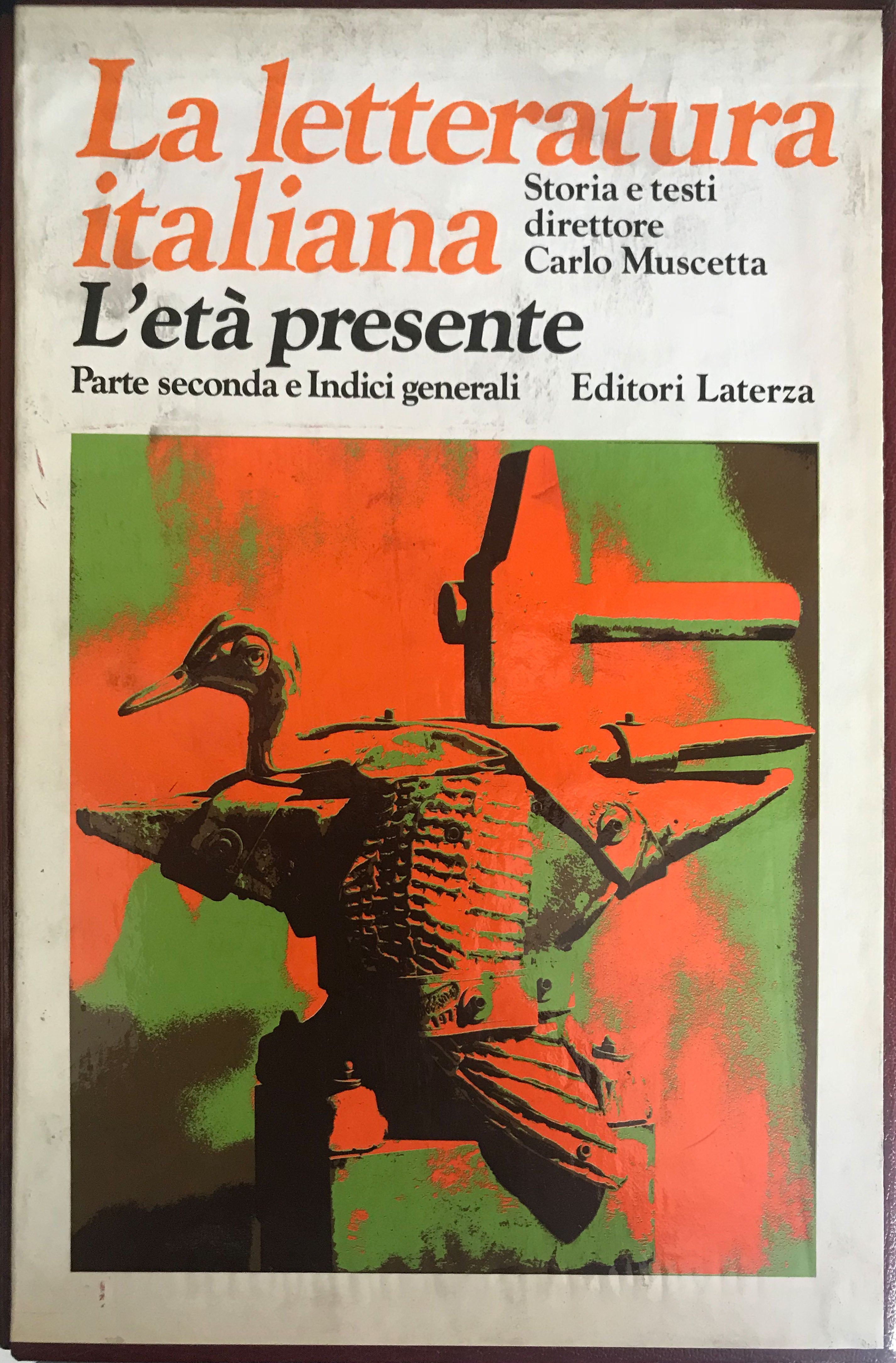 Literatura italiana - Laterza Editore y Diccionario general de autores italianos contemporáneos - Vallecchi