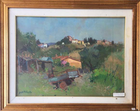 I colli di Colognole di Antonio Sbrana, olio su tela
