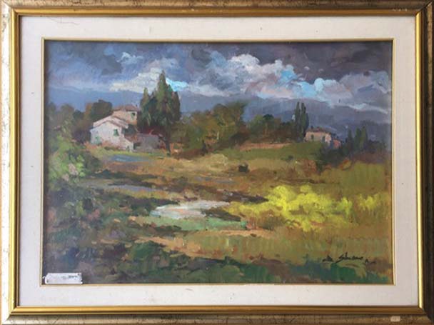 Padule - Olio su tela - Antonio Sbrana