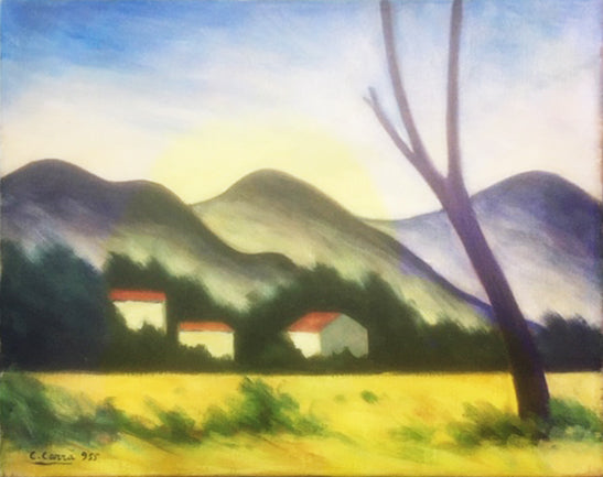 Carlo Carrà - Paisaje