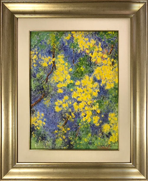 Antonio Pasciuti - Flores en un campo azul