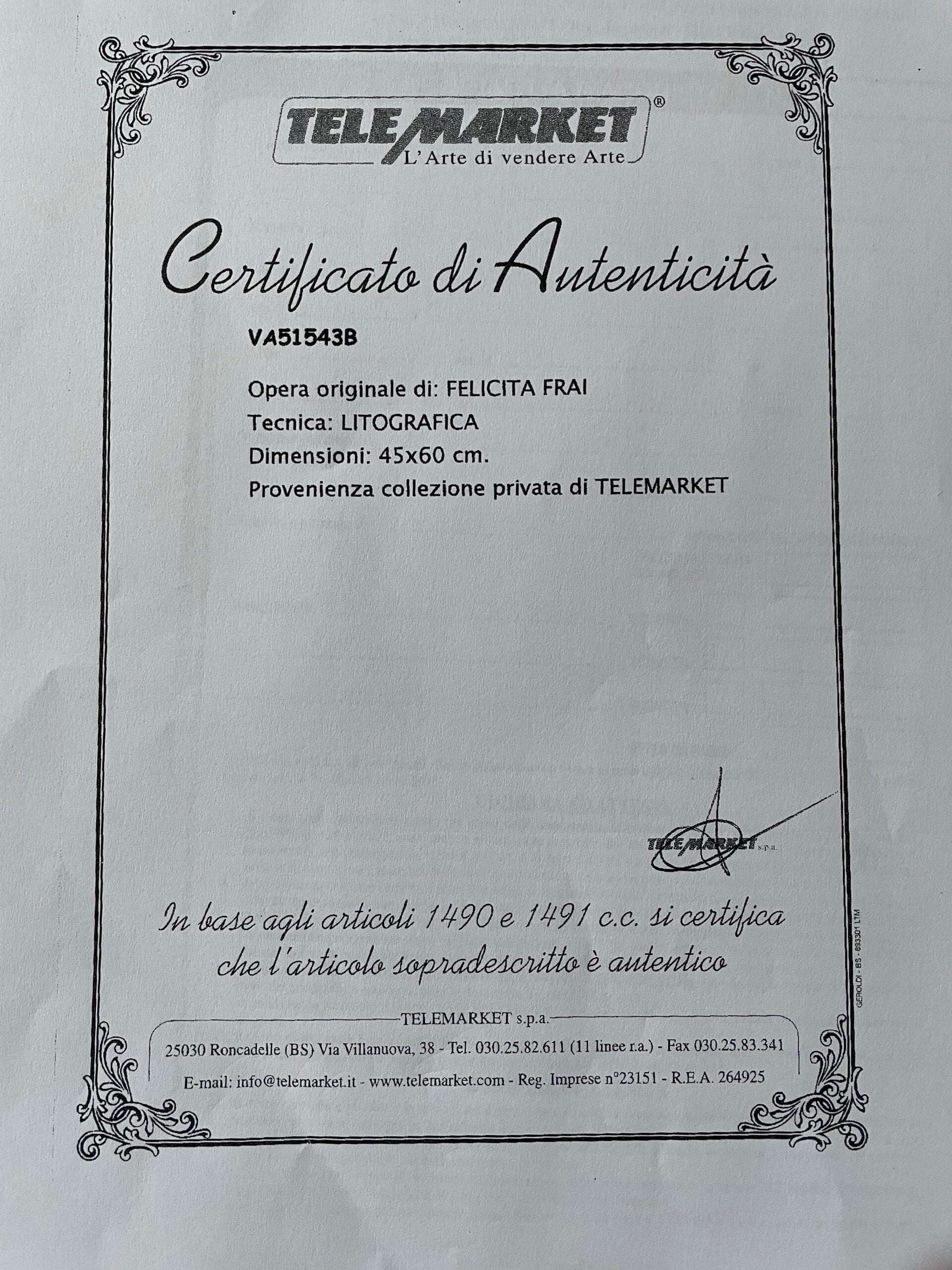 Felicita Frai - Senza titolo