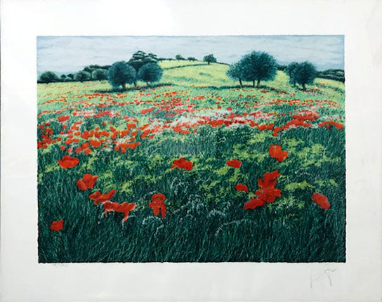 Franco Azzinari - La collina in fiore