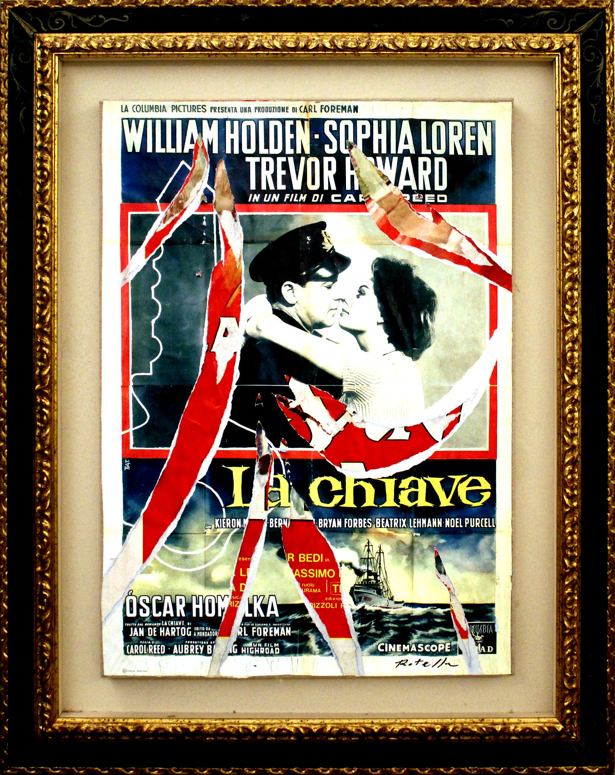 Mimmo Rotella - Love on the High Seas