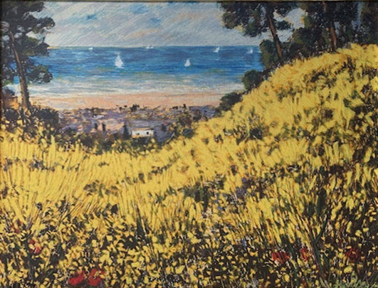 Michele Cascella - Escobas en la zona de Siena