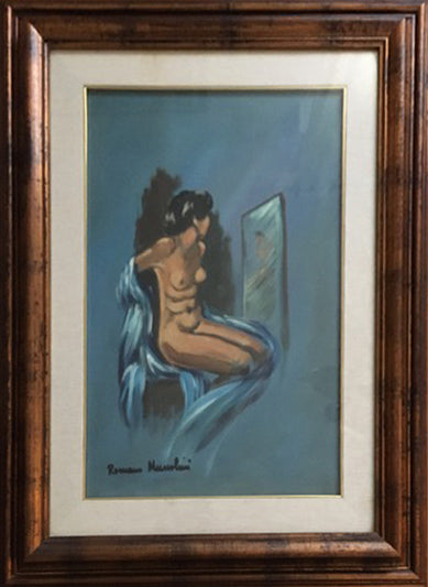 Romano Mussolini - Nudo di donna che si specchia