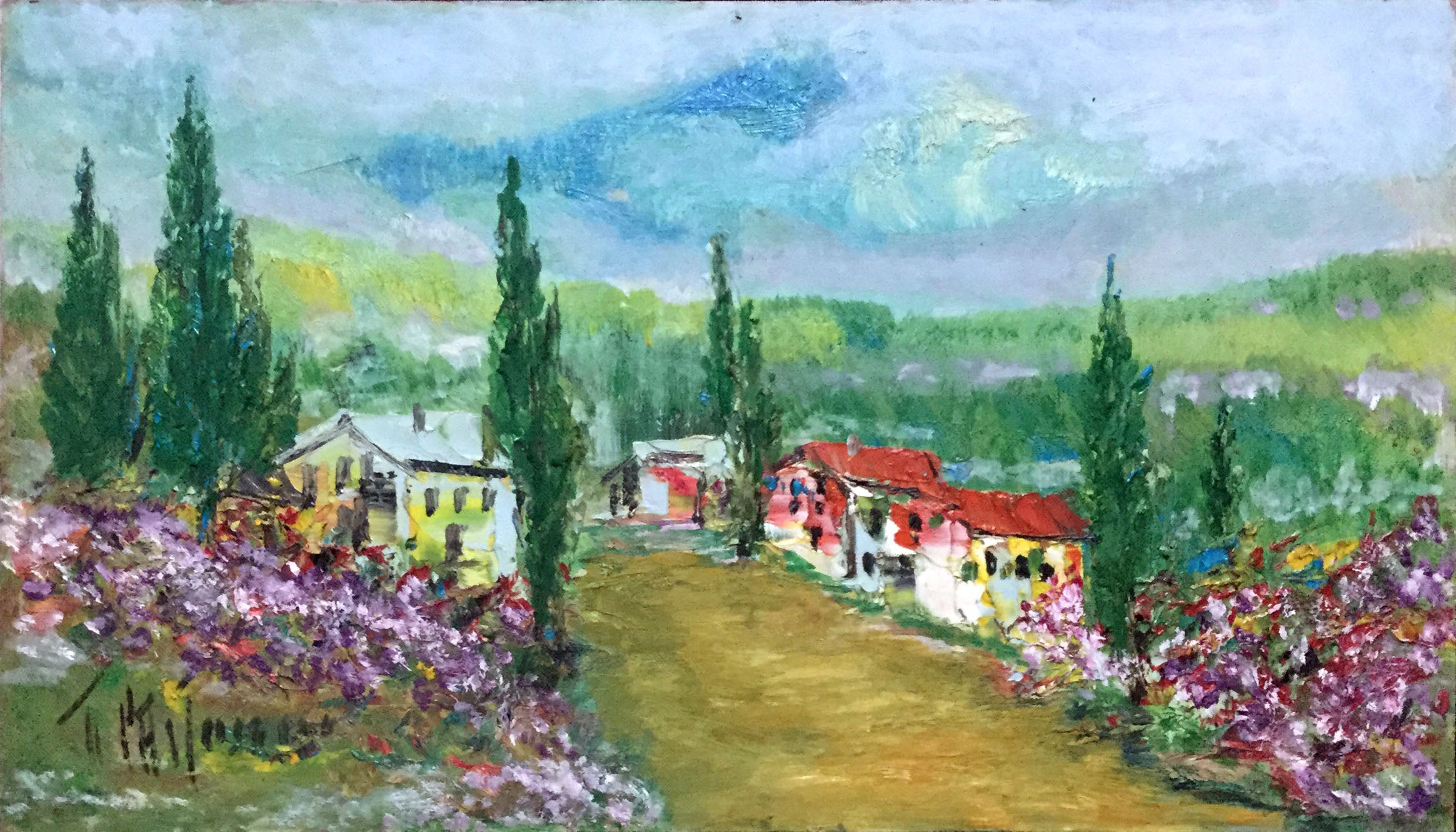 Teresio Pastorino - Paisaje piamontés