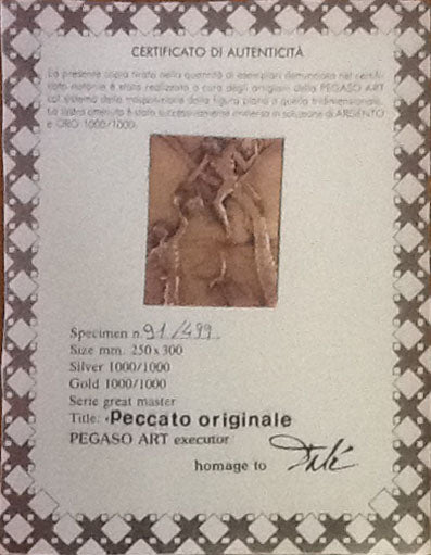 Salvador Dalì - Peccato originale