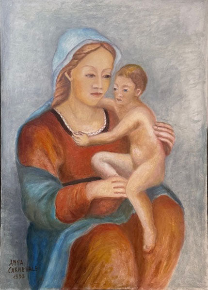 Anna Carnevale - Madonna con bambino