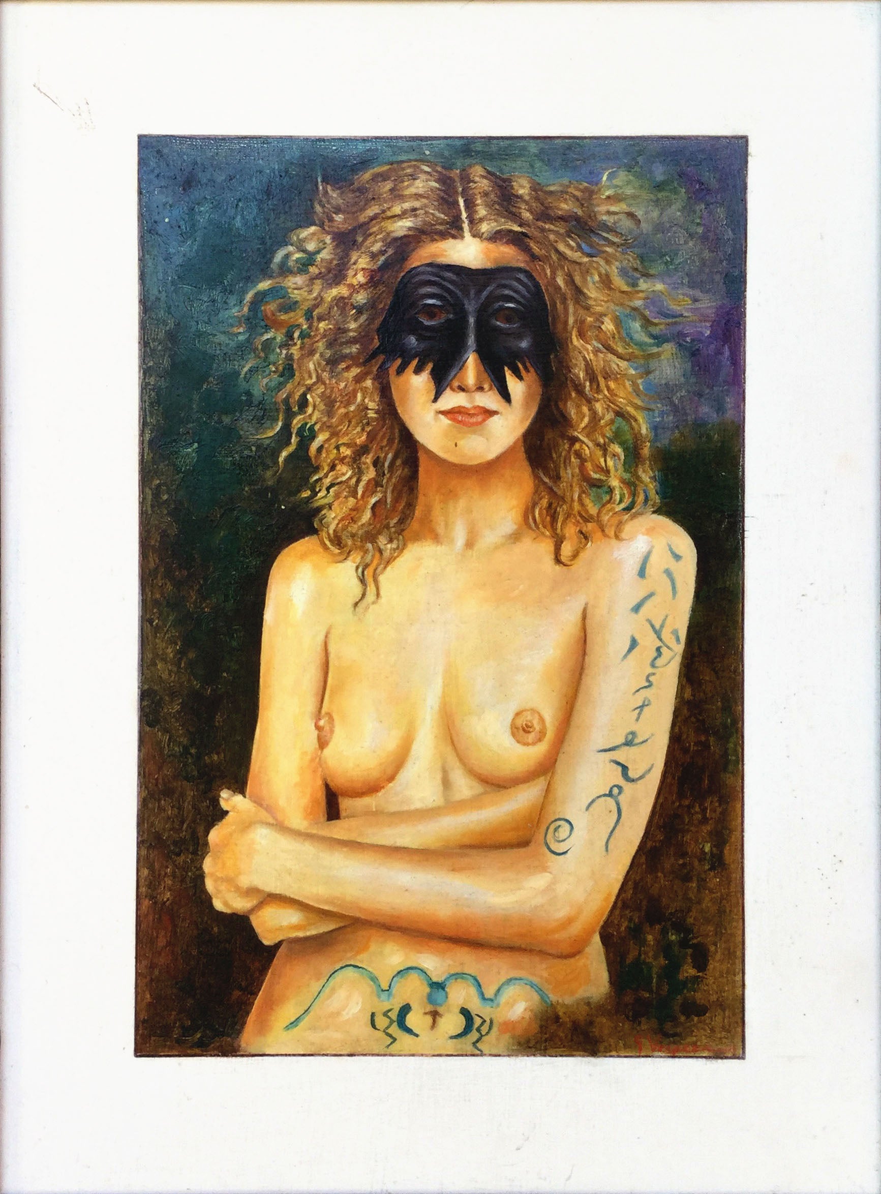 Giuseppe Vespere - Máscara con tatuajes