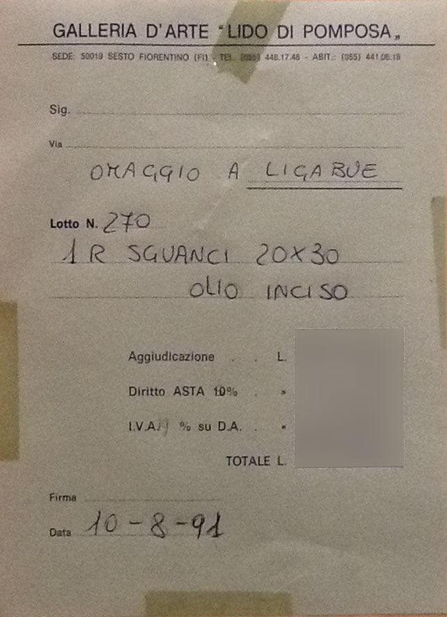Roberto Sguanci - Homage to Ligabue