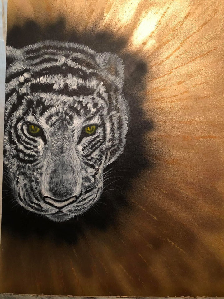 Eralda Pitto - Tigre de Bengala blanco - Homenaje a Mulan