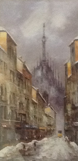 Eugenio Mantegani - View of the Cathedral