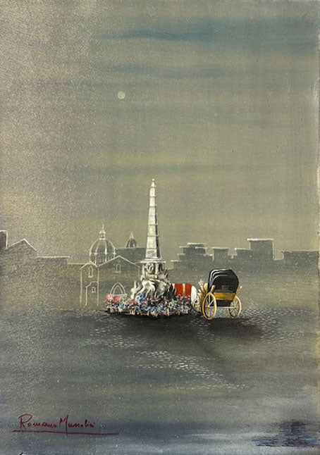 Romano Mussolini - Obelisco