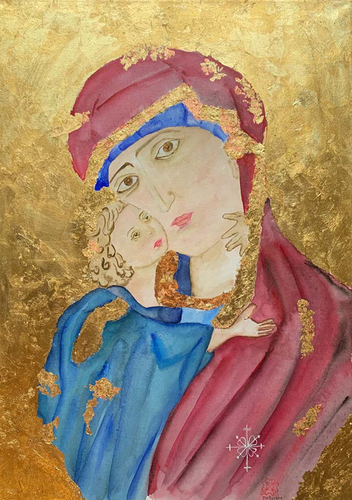 Maria Novella Perrone - Virgen con el Niño