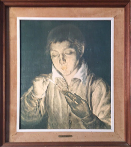 El Greco (from) - Boy Blowing on a Burning Fire