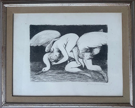 Salvatore Fiume - Leda y el cisne