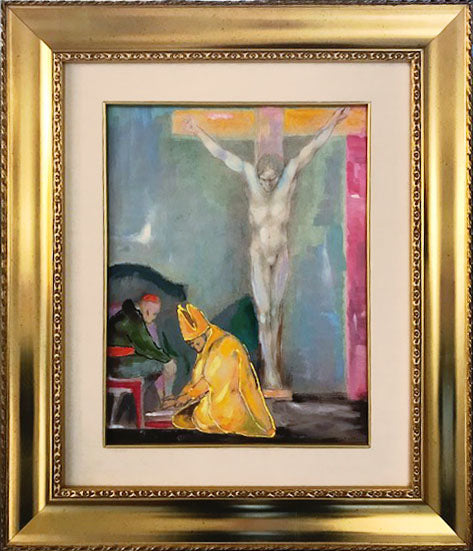 Ugo Attardi - Cristo lavando los pies
