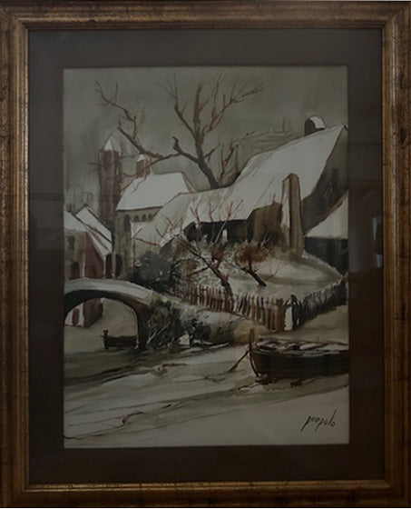 Mario Puopolo - Paesaggio invernale