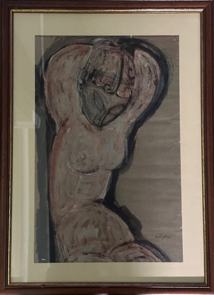 Autore Sconosciuto - Omaggio a Modigliani
