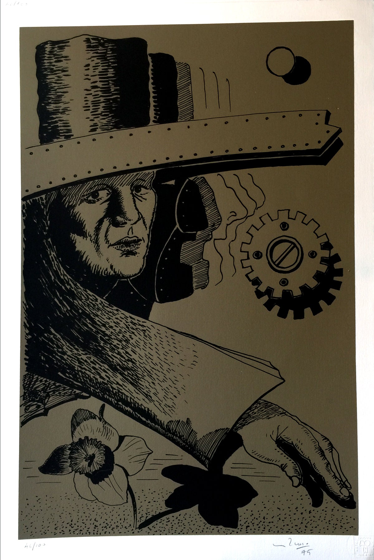 Mario Russo - Five Serigraphs