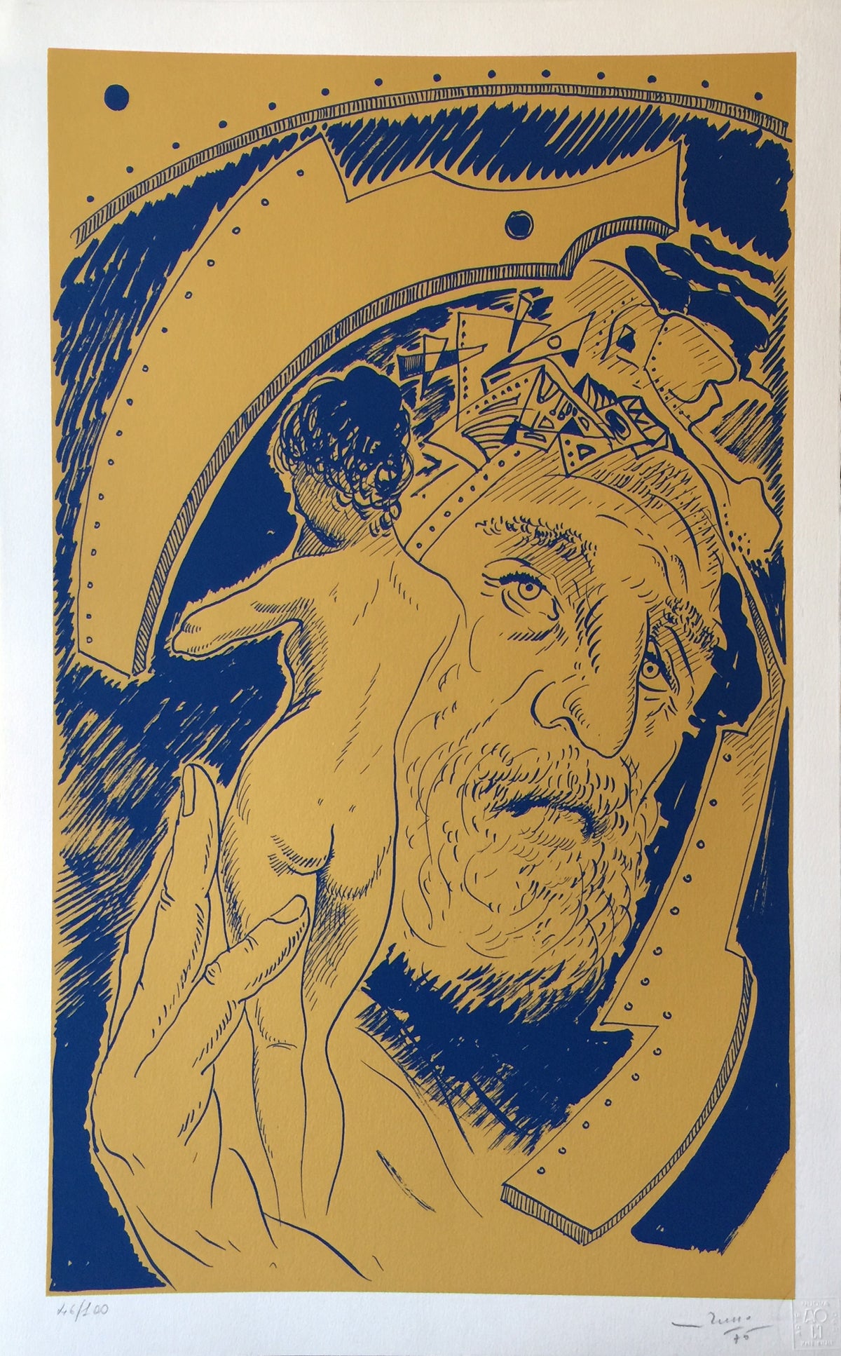 Mario Russo - Five Serigraphs