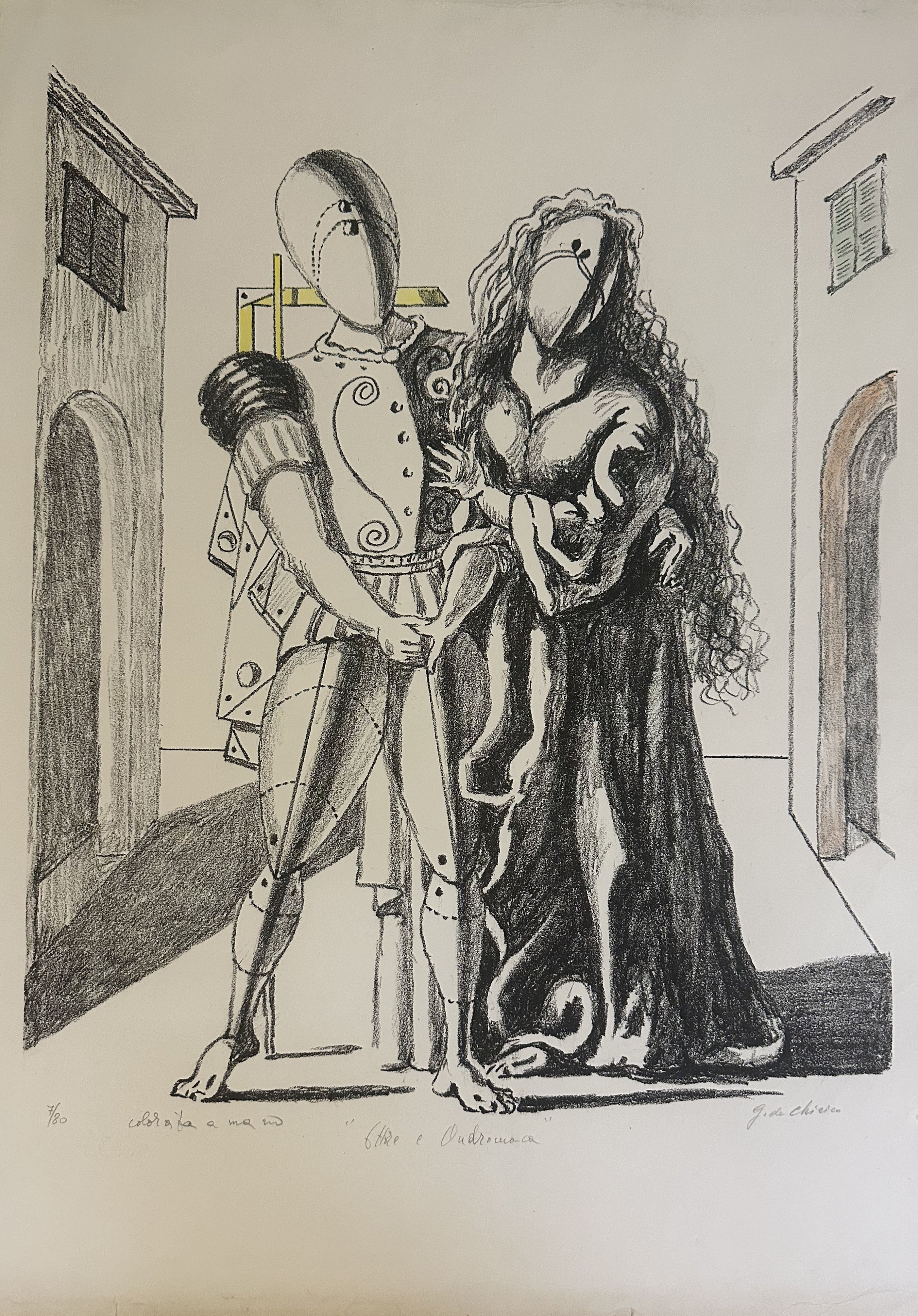 Giorgio De Chirico - Hector and Andromache