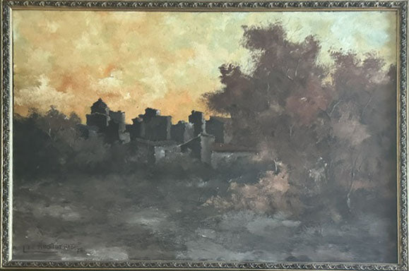 L. De Magistris - Senza titolo (Paesaggio) - Olio su tela