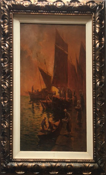 Léon Geille de Saint-Léger - Return from Fishing