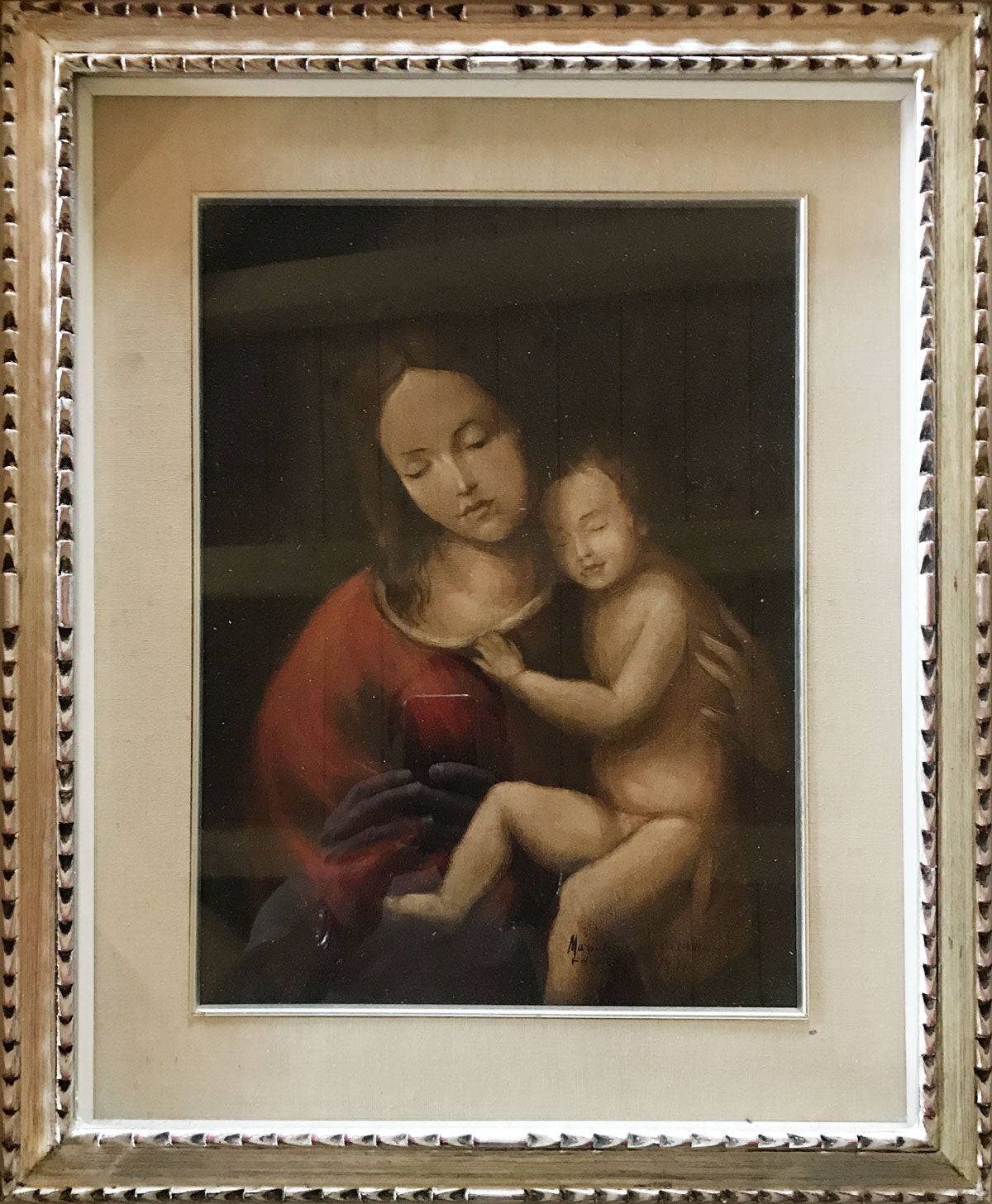 Mariolino da Caravaggio - Madonna con bambino