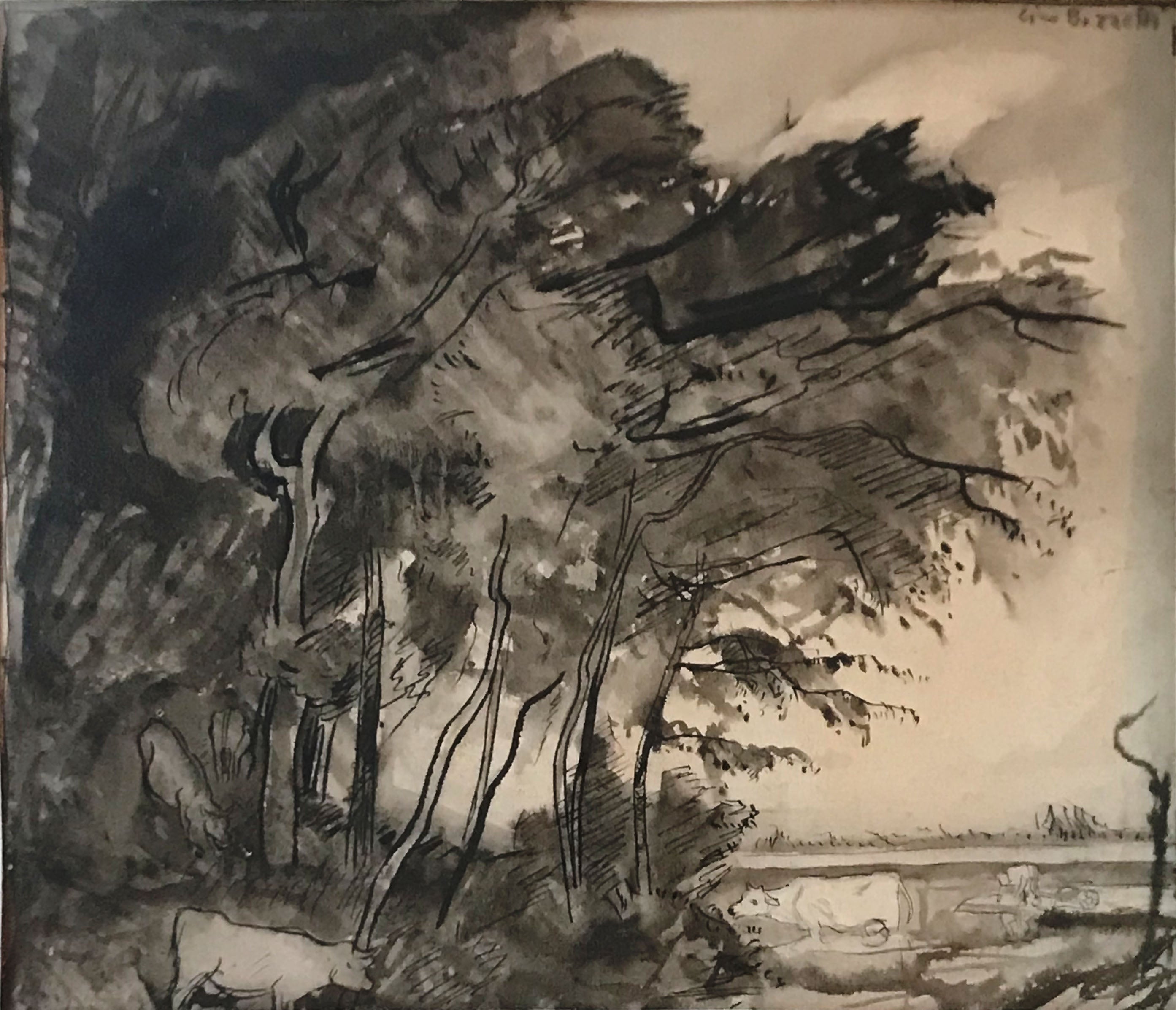Cino Bozzetti - Country Landscape