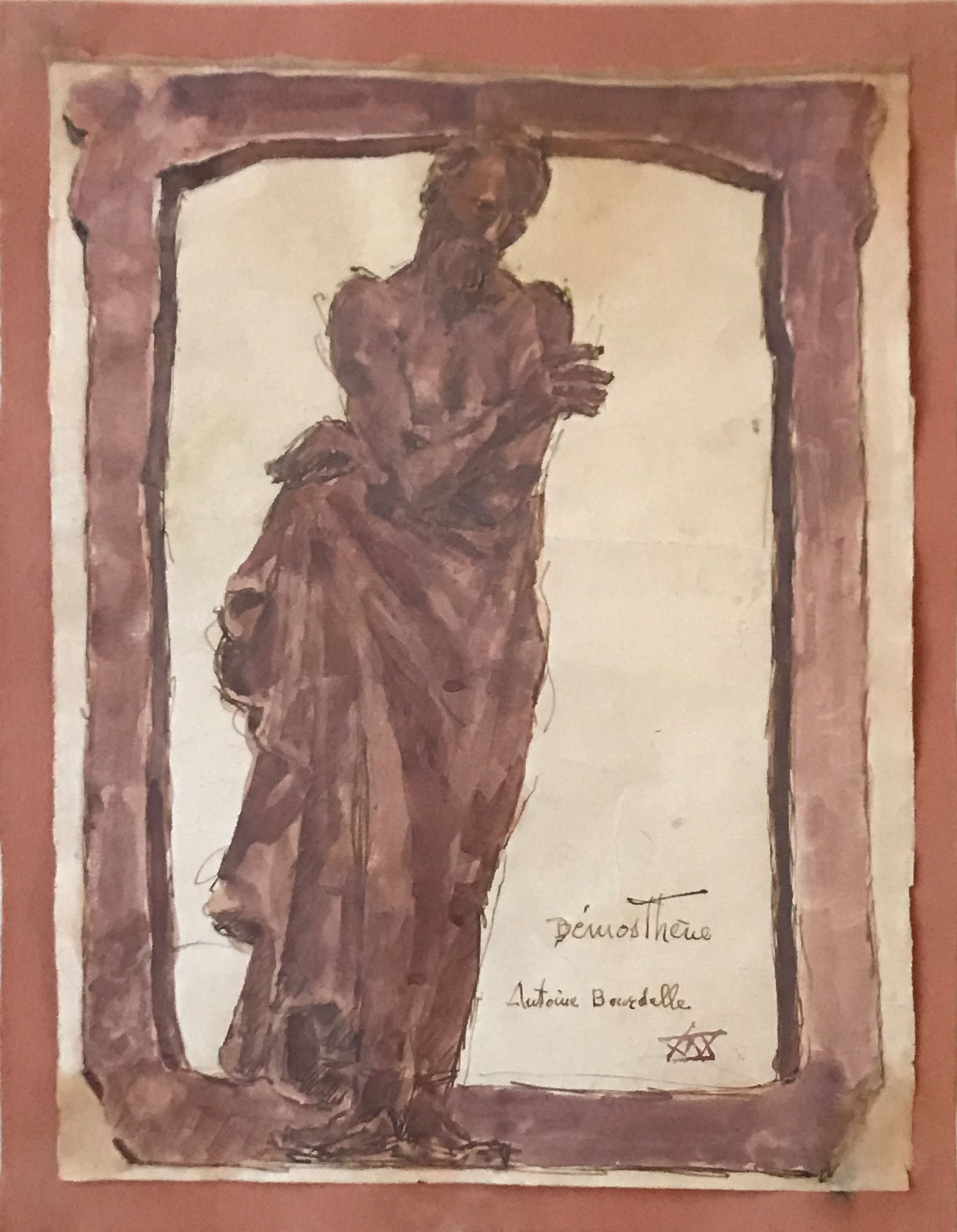 Emile-Antoine Bourdelle - Demóstenes