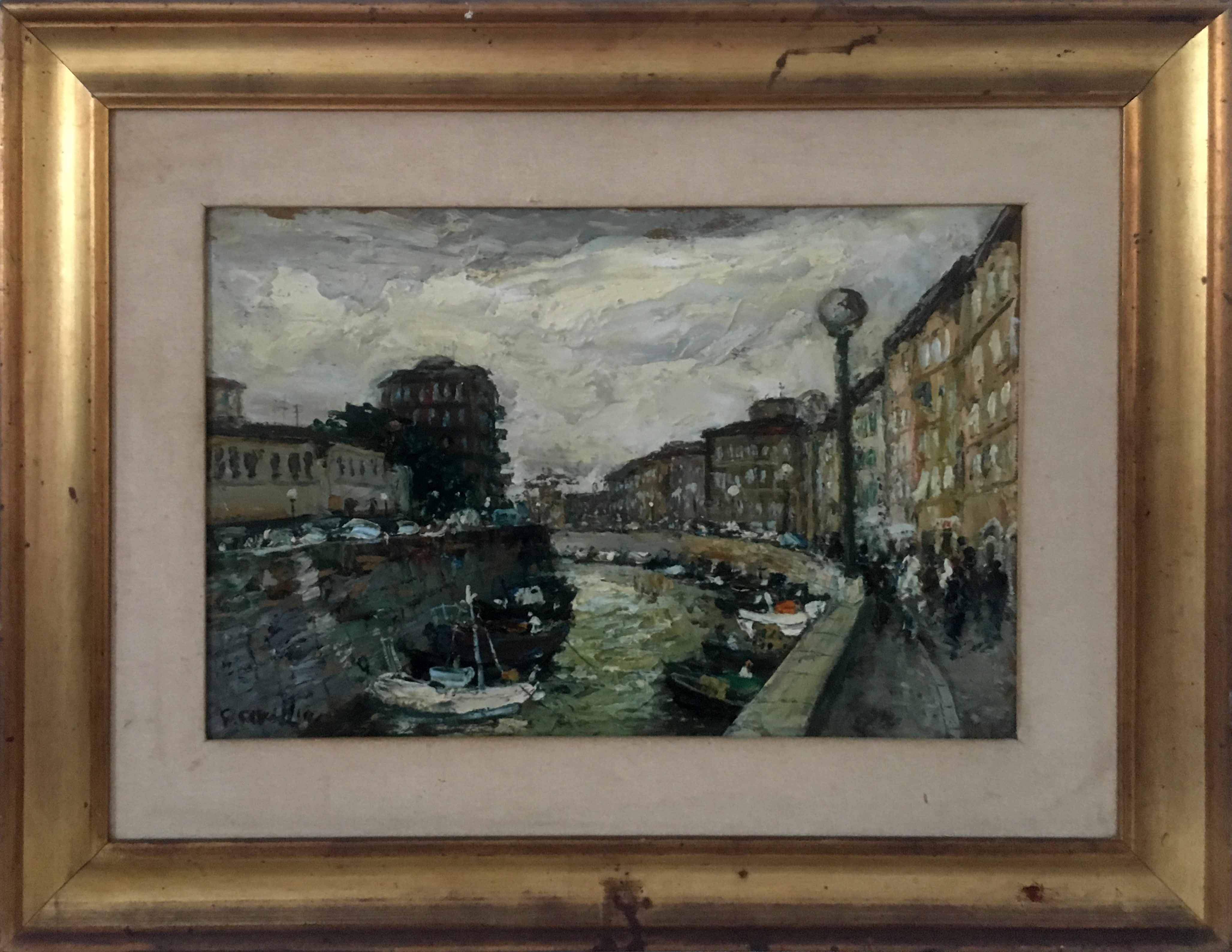 Giuseppe Cavallini - The Ditches of Livorno