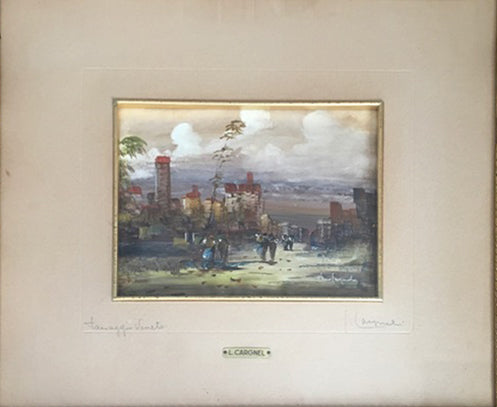 Lucio Cargnel - Paisaje veneciano