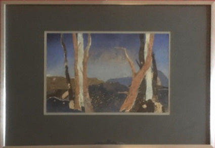 Wolf Englert - Landscape with Tree Trunks