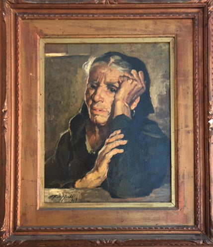 Cafiero Filippelli - Old Tuscan Peasant Woman