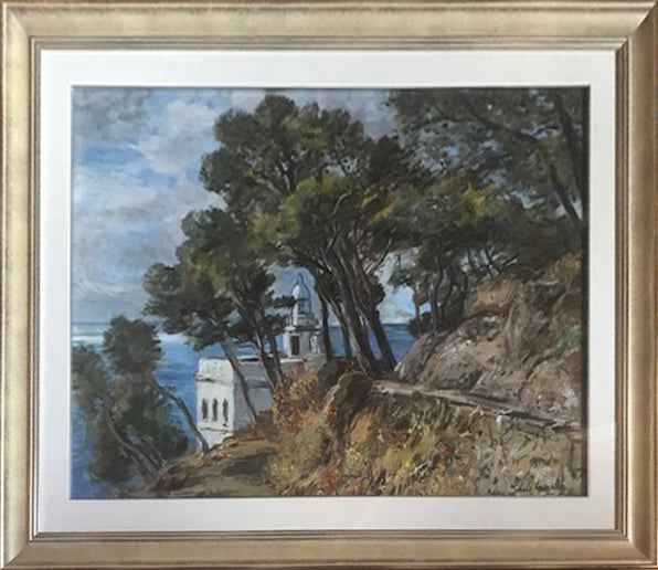 Michele Cascella - El faro de Portofino