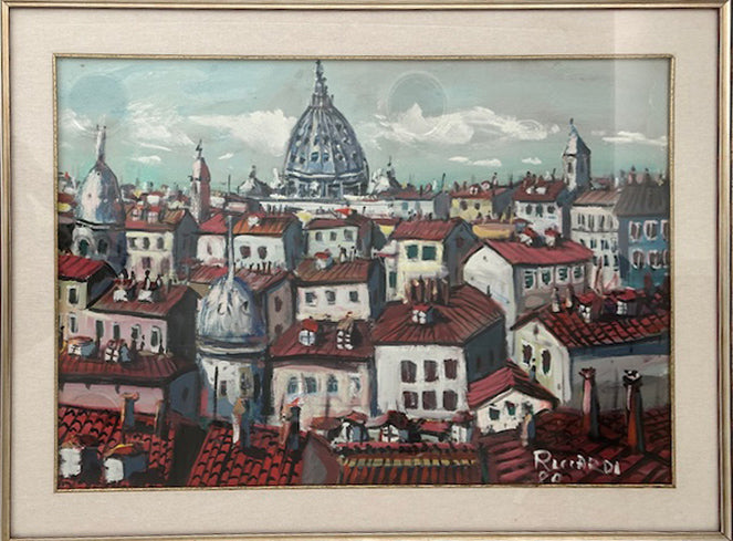 Carlo Riccardi (attributed to) - Domes of Rome
