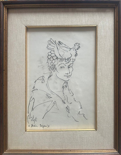 Attributed to Corrado Cagli - Portrait of a Woman