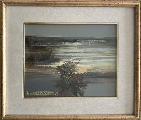 Paesaggio lacustre Sul lago di Tommaso Maurizio Santoro
