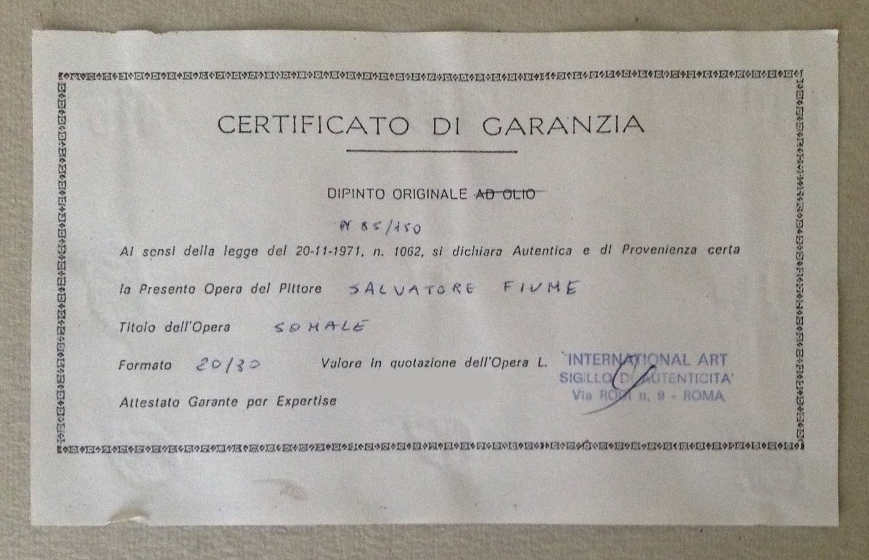 Salvatore Fiume - Somale