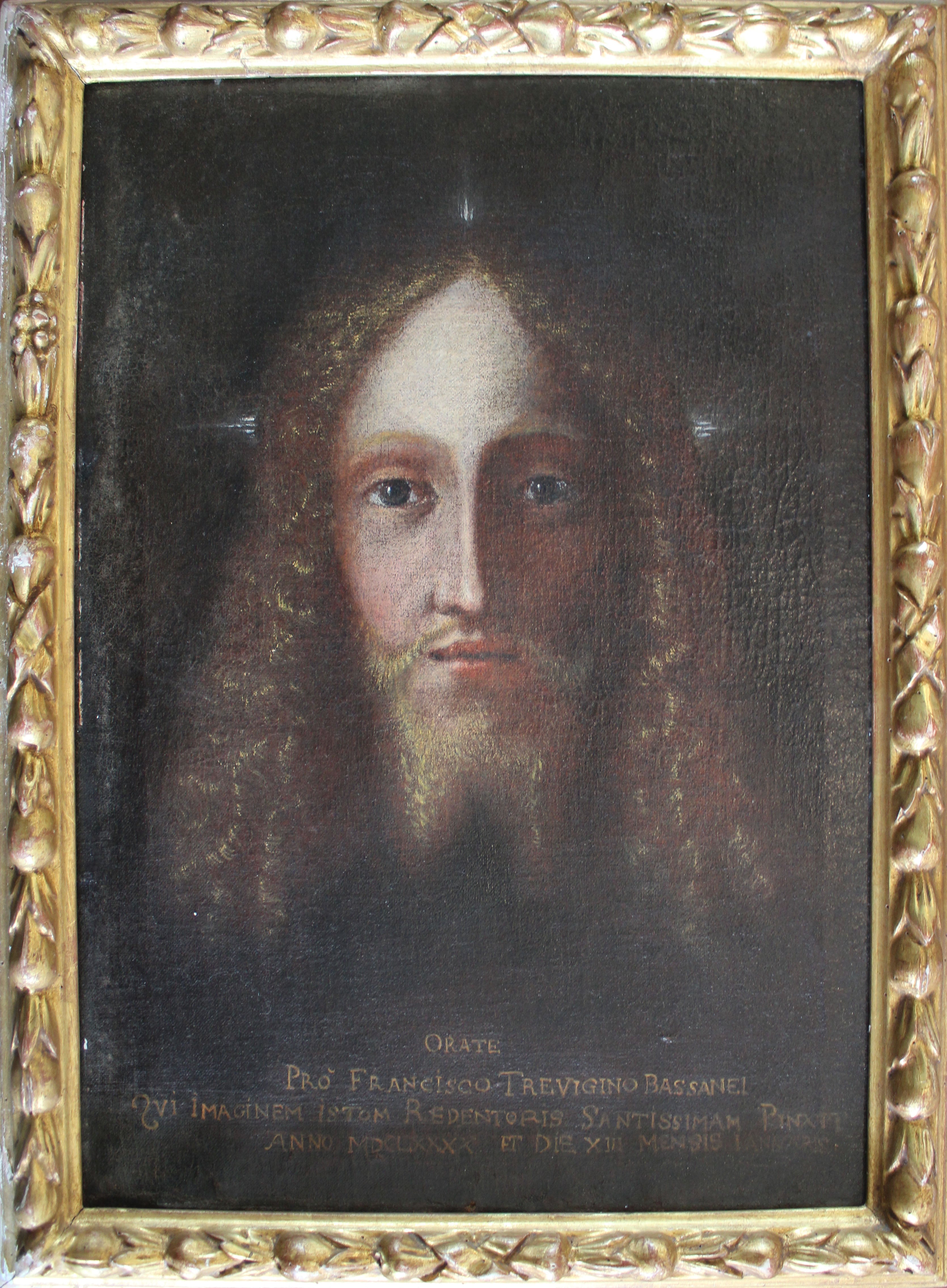 Atribuido a Francesco Trevisani - Rostro de Cristo