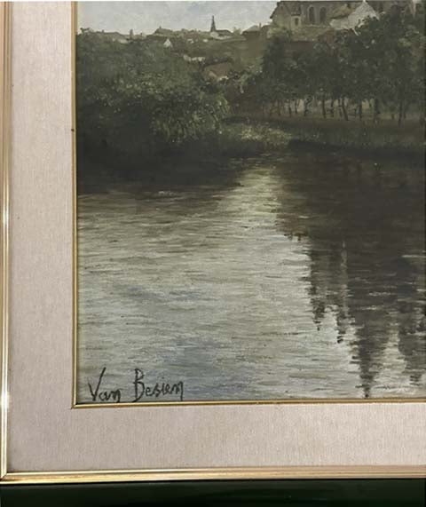 Senza titolo (paesaggio) – Olio su tela – Van Besieur