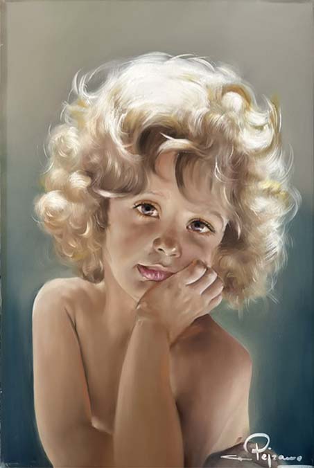 Figura, olio su tela di Antonio Peirano