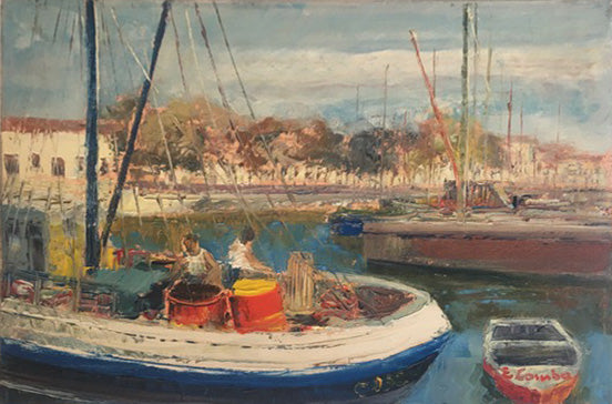 Emilio Comba - Porto canale a Fano