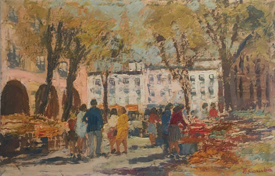 Emilio Comba - Mercatino a Grasse